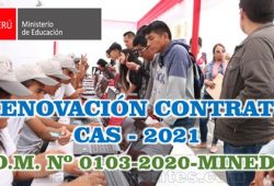 Renovación Contrato CAS 2021