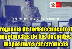 Programas de fortalecimiento en competencias docentes