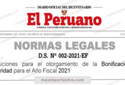 Bonificación por Escolaridad 2021