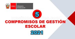 Compromisos de Gestión Escolar 2021