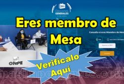Sorteo de miembro de mesa 2021