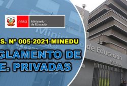 Reglamento para I.E. Privadas