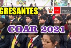 Relacion ingresantes COAR 2021