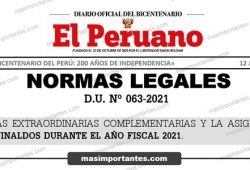 Aguinaldo de Fiestas Patrias y Navidad