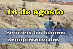 inicio labores semipresenciales