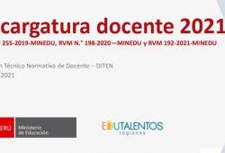 Encargatura docente 2021