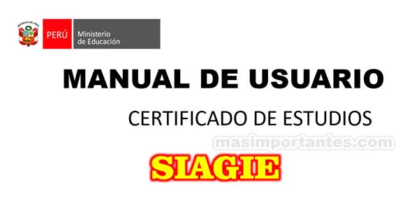 Manual de Usuario Certificado de Estudios
