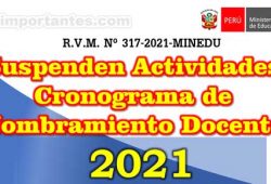 Suspenden Nombramiento Docente 2021