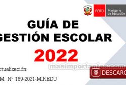 Gestión Escolar 2022