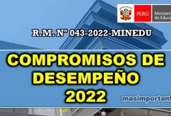 Compromisos de Desempeño 2022