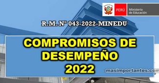 Compromisos de Desempeño 2022