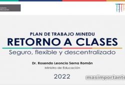 Plan de Trabajo Retorno a clases 2022