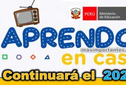 Aprendo en casa continúa el 2022