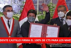 100% CTS para los Maestros