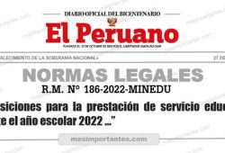 Prestación del Servicio Educativo 2022