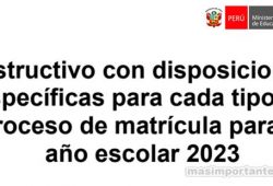 Matrícula 2023
