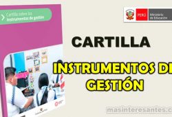Cartilla sobre Instrumentos de Gestión