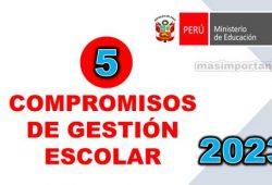 Compromisos de Gestión Escolar 2023