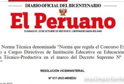 Concurso excepcional a cargos directivos