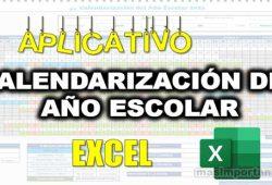 Aplicativo Calendarización del Año Escolar 2024