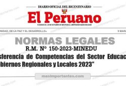 Municipalización de la Educación 2023