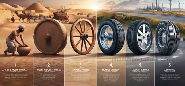 Historia y evolución de la rueda