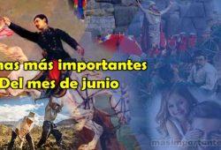 Fechas más imporantes del mes de junio